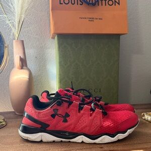 Under Armour mens Red Athletic Shoes